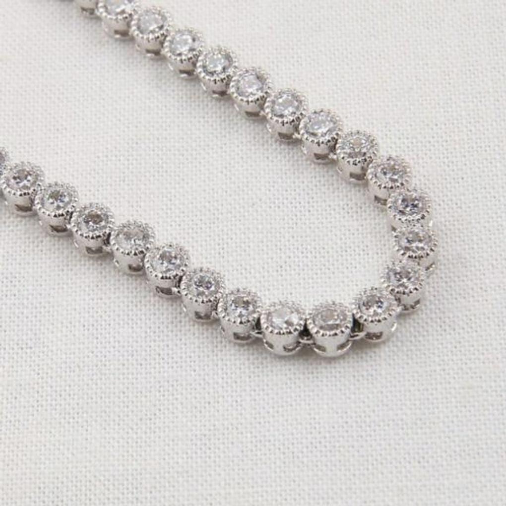 Atria One-Line One Tennis Gorgeous Women's Fashion Necklace AAANETN0003