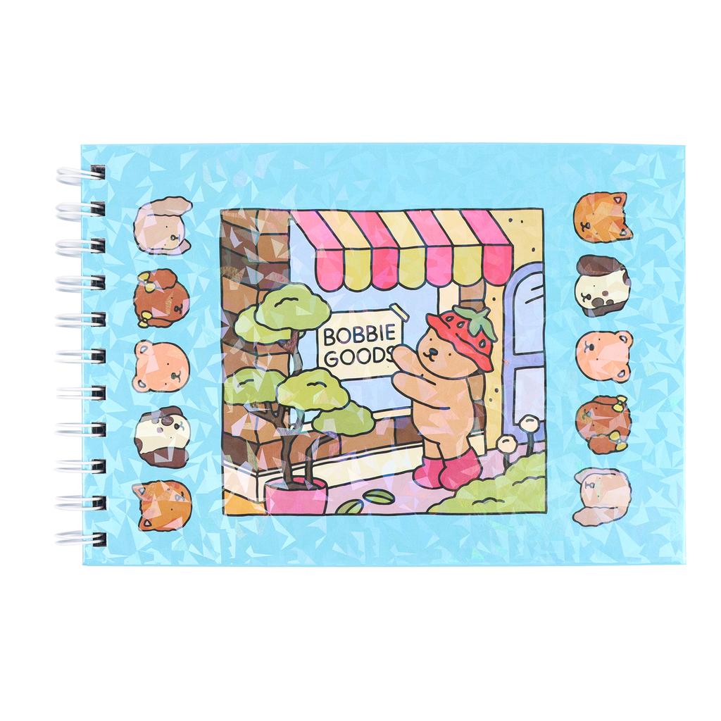 BOBBIE GOODS Расслабляющая раскраска  Содержит милых девочек, мультяшную раскраску, позволяет расслабиться в уютный момент хюгге