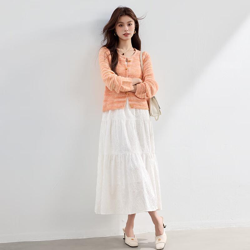 VICTORIA&VERA Gradient Knit Cardigan