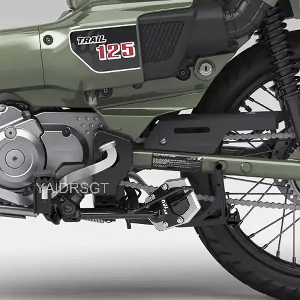 Для Honda CT125 Hunter Cub) JA65) 2023-2024 Trail 125) JA65) 2023-2024 Мотоциклетная подножка Мотоциклетный боковой кронштейн Накладка на боковой кронштейн мотоцикла
