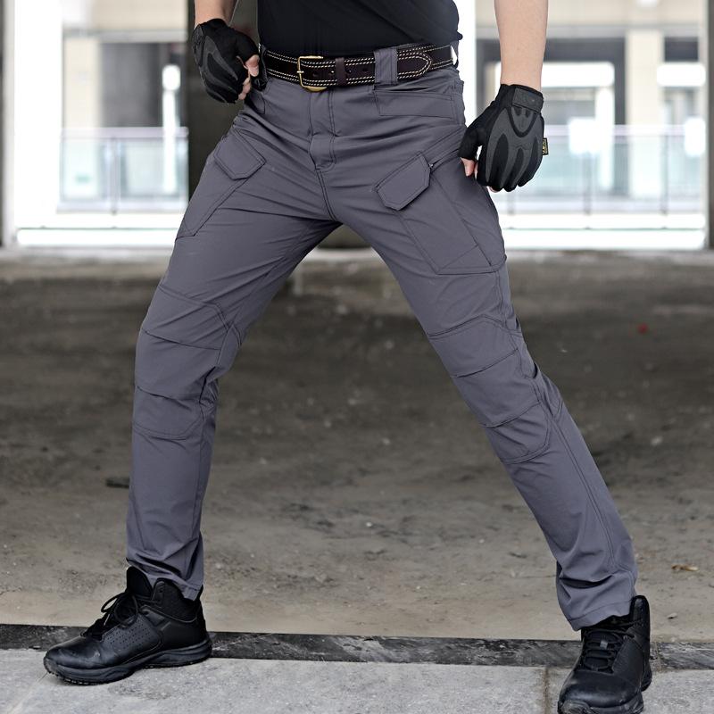 Мужские военные тактические брюки SWAT Combat Military Pants Мужские карманы с множеством карманов Уличные водонепроницаемые повседневные брюки-карго Тактические брюки