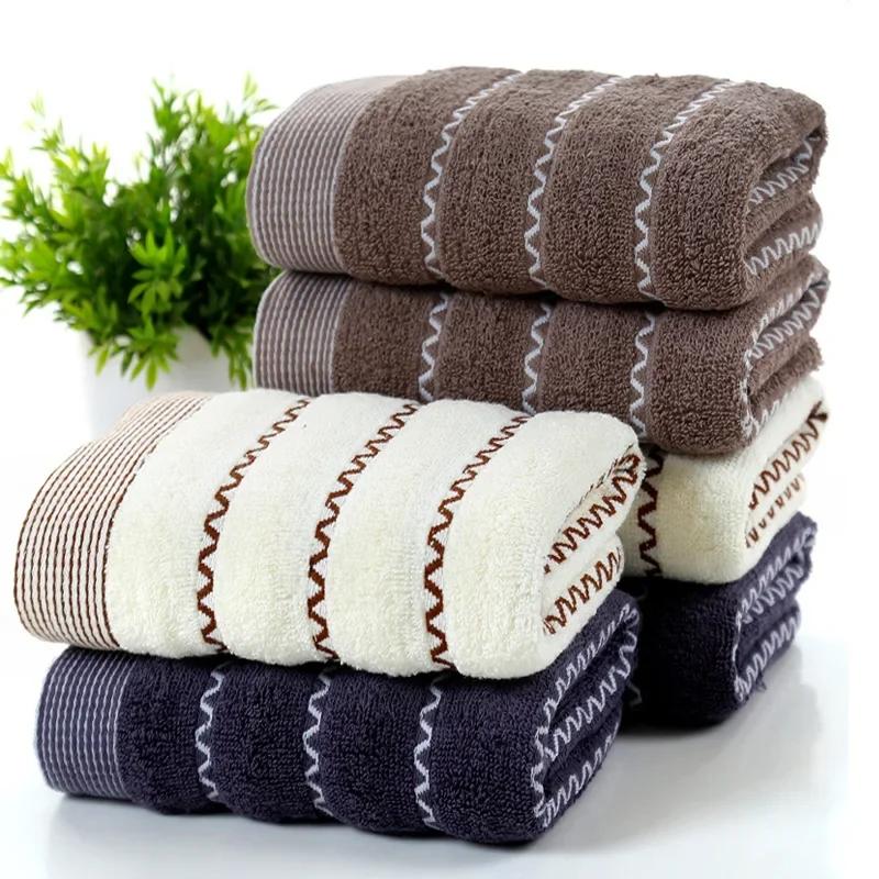 1pcs Thick and Highly Absorbent Cotton Adult and Children's Universal Towels, Solid Color Skin Friendly Towels Towels Bathroom