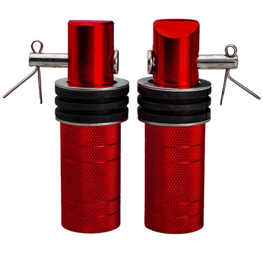 For Motorcycle Riding Aluminum Alloy Footrest Knurled Footrests Non-slip Footrests Direct Mount Easy Installation