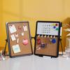 Hanging/Free Standing Notice Pin Board Set Magnetic Soft Cork Whiteboard  Photo Display