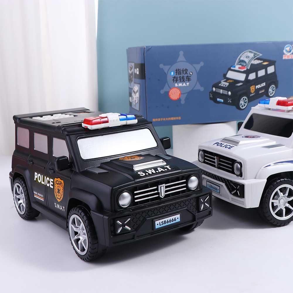 Отпечаток пальца Пароль Детские игрушки Модель машины SWAT Модель машины Копилка Коробка для сбережения денег Касса