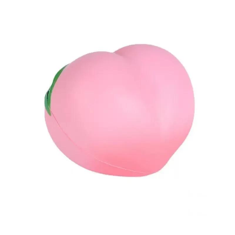 Гигантский клубнично-бананово-персиковый мячик-антистресс Squishy Сжимаемый Медленно восстанавливающийся Антистресс для взрослых Игрушка-антистресс для снятия тревожности стресс