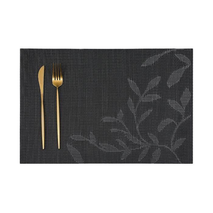 Sets de Table - YOUCAI - Lot de 6 - Antidérapant - Résistant à la Chaleur - Imperméable 45x30cm