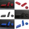 For Tesla Model 3 Model Y 2016- Seat Adjust Switch Button Trim Cover Imitation Carbon Fiber ABS Car Interior Accessories