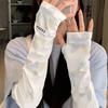 Women Multiple Colors Breathable Oversleeve Covers Sleeve Sheath Adjustable Polyester Sun Protection Fashion Accessories