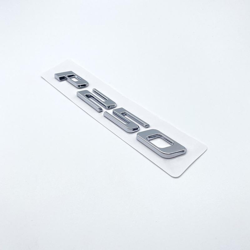 3D черные серебряные буквы P200 P250 P300 P350 AWD эмблема для автомобиля Jaguar, крыло багажника, задний багажник XF XE I-Pace E-pace F-type, наклейка с логотипом