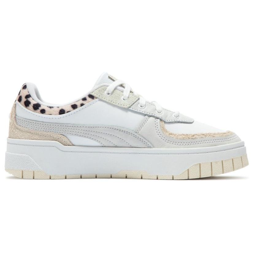 Puma Cali Dream Animalia Leopard Women Sneakers White Frosted-Ivory 393491-01