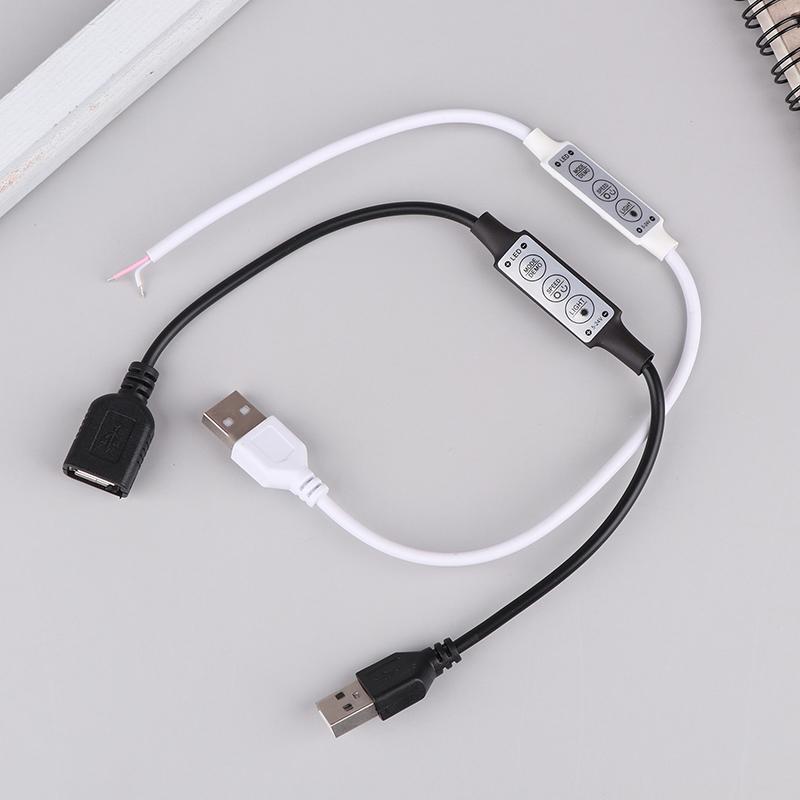 3-Button Mini Single Color Flash Controller Led Light Strip Light String Manual Online Dimmer 12-24V