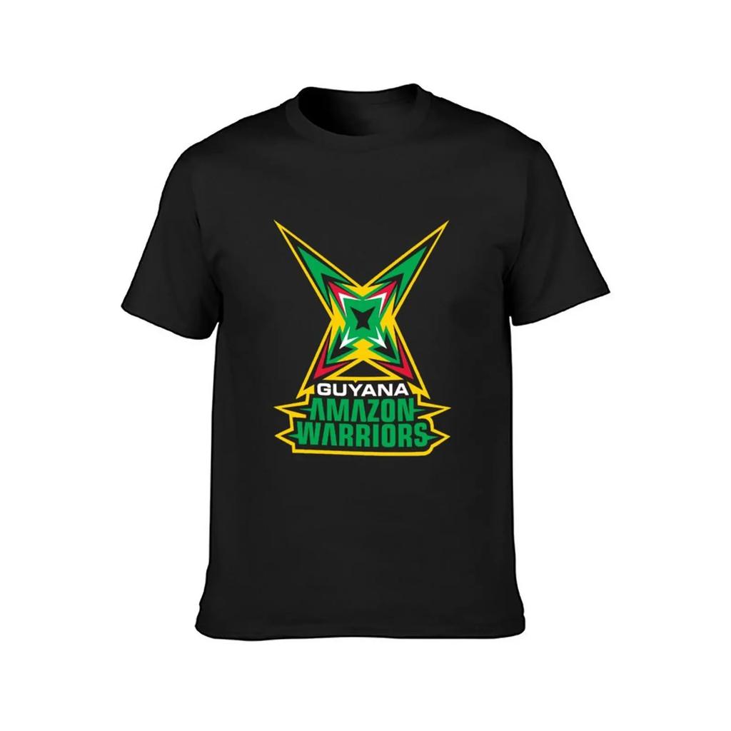 Футболка Guyana Amazon Warriors черные однотонные футболки аниме милые топы рубашки футболка с принтом мужские