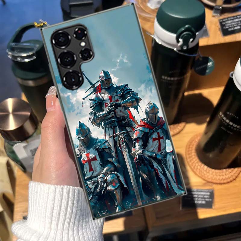 The Bright Red Crusade Cases Phone Case for Samsung Galaxy S26 Ultra S25 Edge S24 S23 FE S21 Plus S20 S22 S10 Cover TPU Capa She