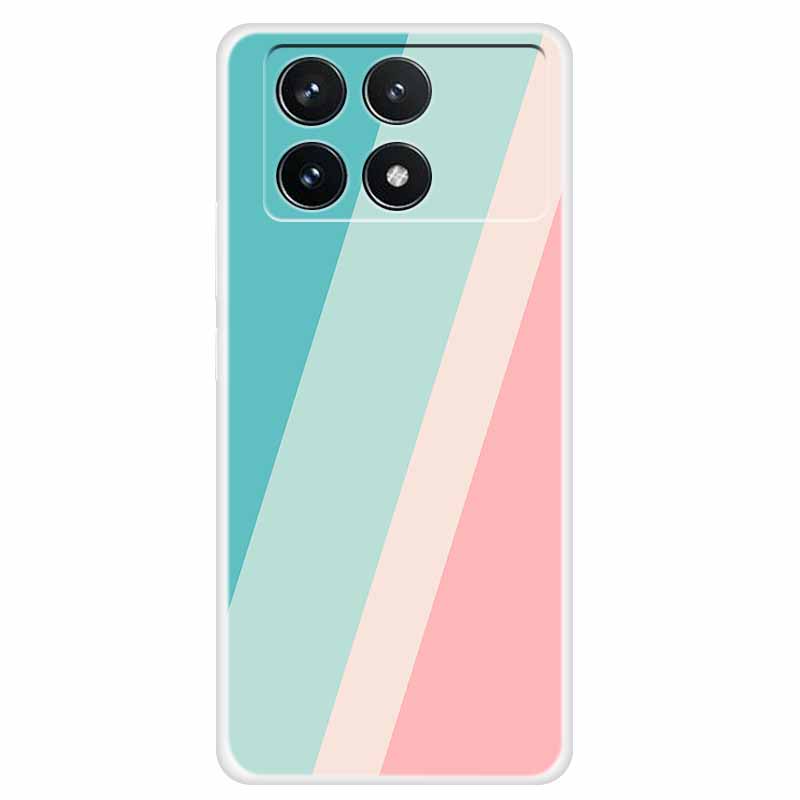 Clear Cover For Xiaomi Poco F6 Pro Case 2024 Paint Soft Silicone TPU Back Cases For Xiaomi Poco F6 Pro 5G Phone Cover Capa Coque