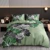 Soft and Comfortable Floral Digital Print Duvet Cover Set for Bedroom and Guest Room  Includes 1 Duvet Cover and 2 Pillowcases
