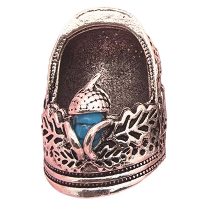 Прочный наперсток из сплава для любителей шитья и рукоделия, предлагающий открытый дизайн, гибкость и удобную посадку