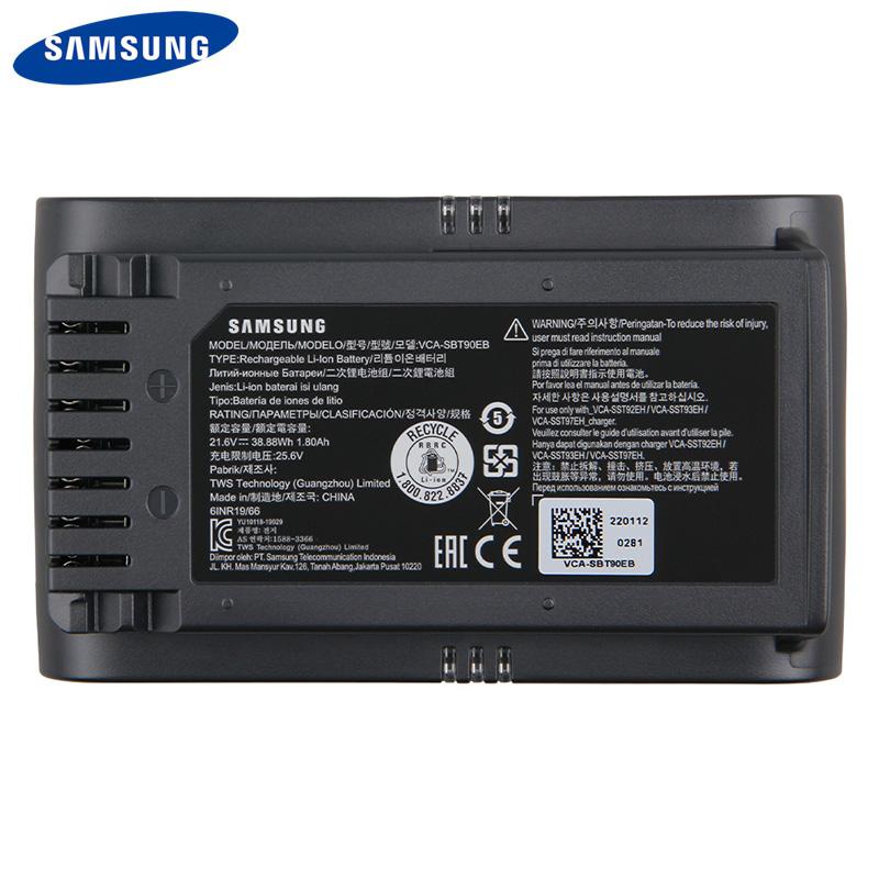 Samsung Сменный аккумулятор для подметальной машины VCA-SBT90 VCA-SBT90EB VCA-SBT90E VCA-SBTA60 для Samsung Jet90 pro Jet75 Jet70 Pet Jet60 Stick пылесос