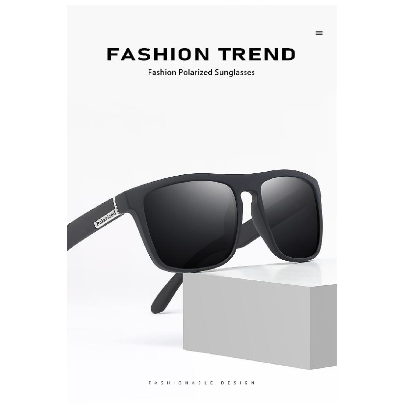 Two-tone cycling polarized sunglasses for men