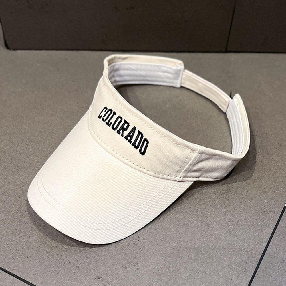 For Men Summer Baseball Caps For Women Cloth Letter Sunscreen Hat Visors Empty Top Cap Sports Hat