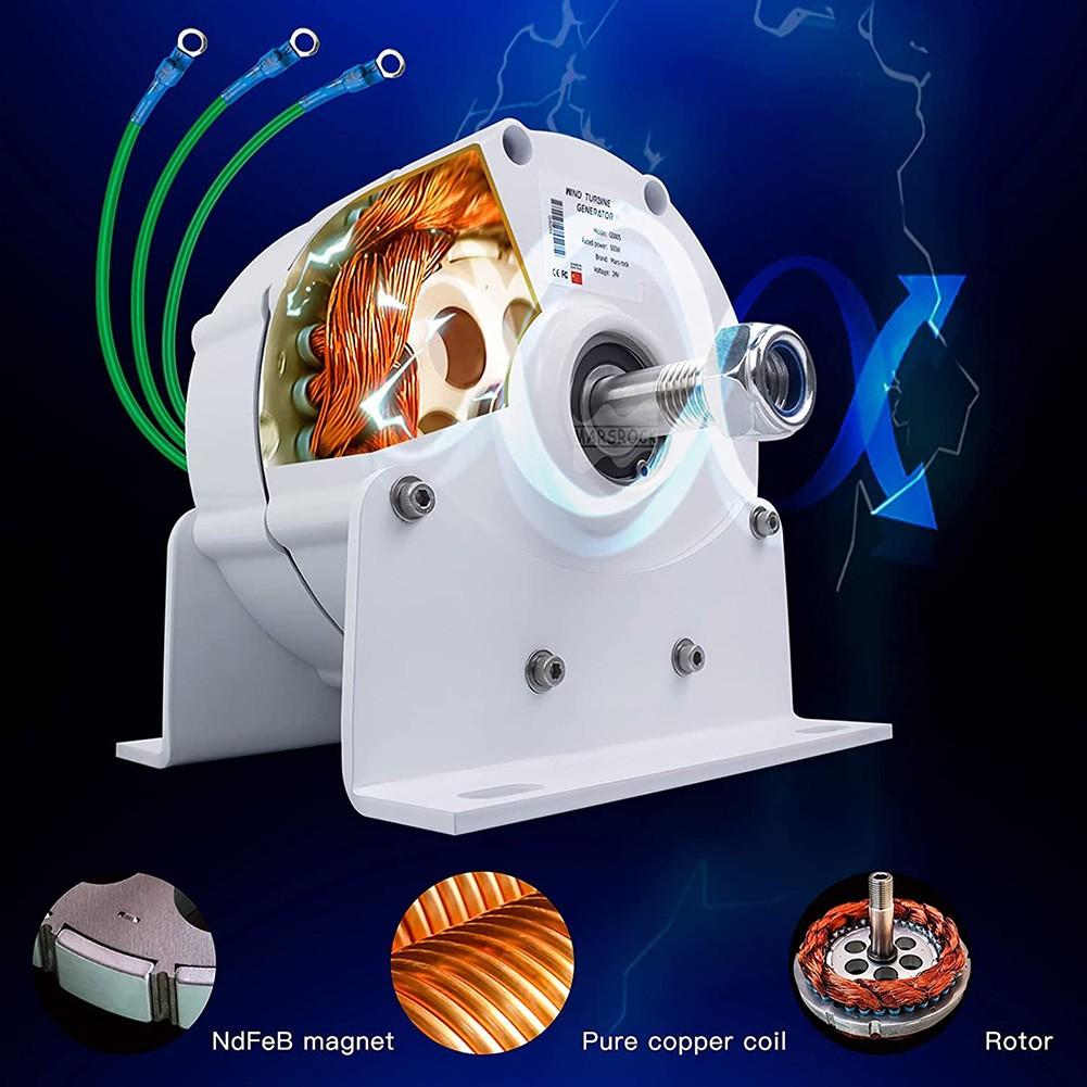Генератор с постоянными магнитами мощностью 600 Вт, трехфазный генератор переменного тока для дизельного ветрогенератора