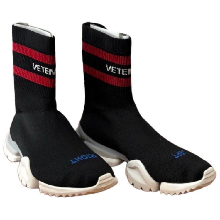Reebok Vetements x Sock Pump High Top 'Черный' Мужские CN3307