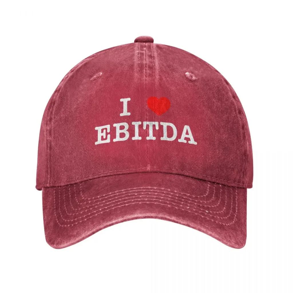 I heart Ebitda Gift For Ebitda Lovers Baseball Cap New Hat Ball Cap luxury Women cap Unisex hat Unisex Womens