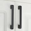 Square Furniture Hardware Black Cabinet Handle Kitchen Door Knobs Cupboard Wardrobe Drawer Pulls