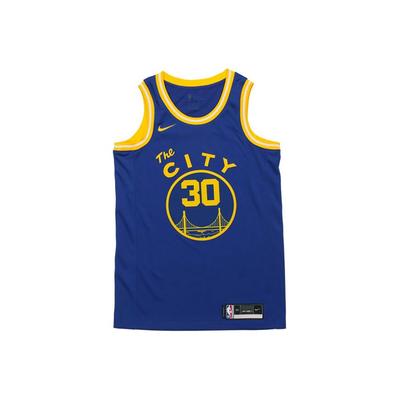 Джерси НБА Swingman 2020 сезона Golden State Warriors Ретро Стивен Карри Нет. 30 мужских спортивных трикотажных изделий королевского синего цвета CN1024-497