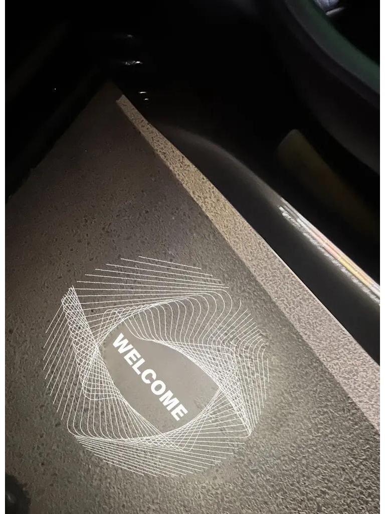 Динамическая подсветка приветствия для автомобилей Hongqi H5/H6/H7 2023-2025 гг., проекция на дверь автомобиля, внутренняя отделка