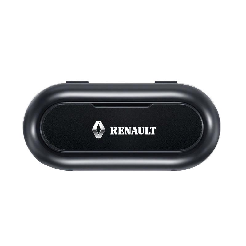 1 шт. Автомобильный солнцезащитный козырек Органайзер-держатель для хранения очков Автостайлинг Для Renault Dacia Clio Laguna 2 Megane 2 3 Duster Logan Captur