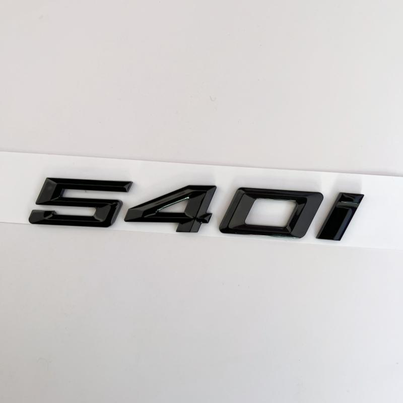 Автомобильная 3D ABS Наклейка-эмблема с буквами на багажник Для BMW 5 серии 520i 525i 528i 530i 535i 540i E39 E60 E61 F10 F11 G30