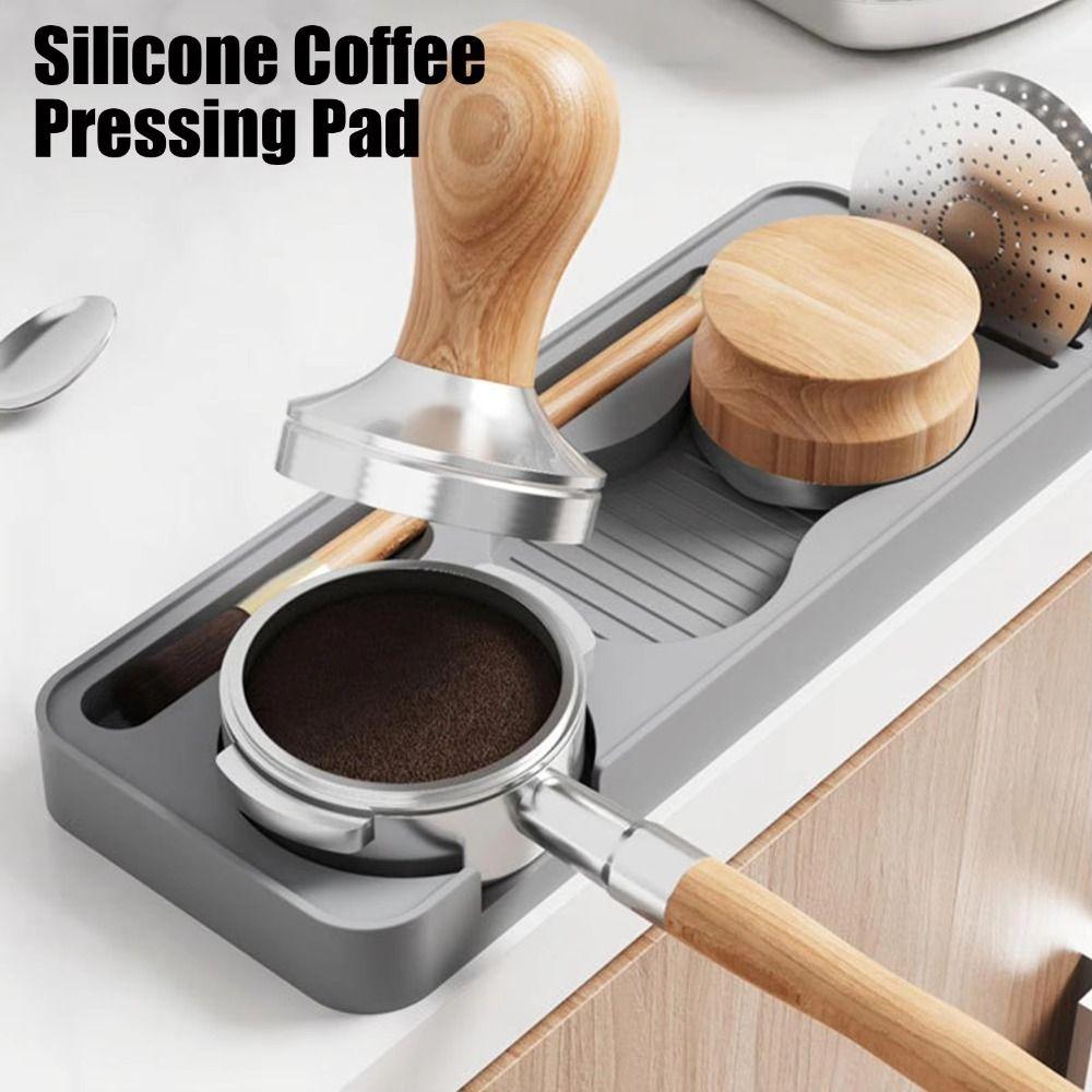 Space Saving Espresso Tamping Mat Countertops Protections Coffee Powder Press Seat Espresso Tools
