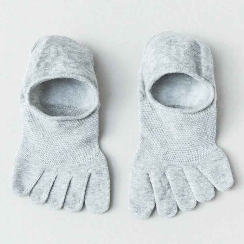 Мужские носки-лодочки с пятью пальцами, носки с раздвоенным носком, хлопковые дышащие, нескользящие летние невидимые носки