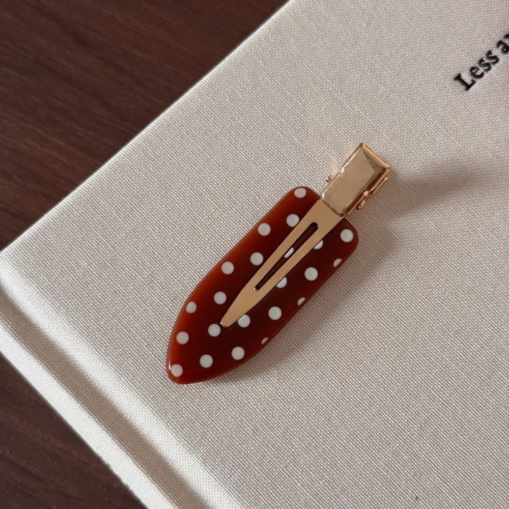Acetic Acid Acetate Seamless Hairpin Wave Point Cute Barrette Fashionable Side Clip Work