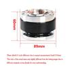 Universal Steering Wheel Snap Off Quick Release Hub Adapter Boss kit 8 colors available