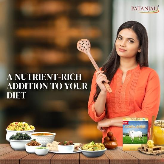 Гхи из коровьего молока Patanjali, 500 мл