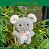 Playful Plush Cat Doll Keychain Charming Accessory For Couples And Giving Gift