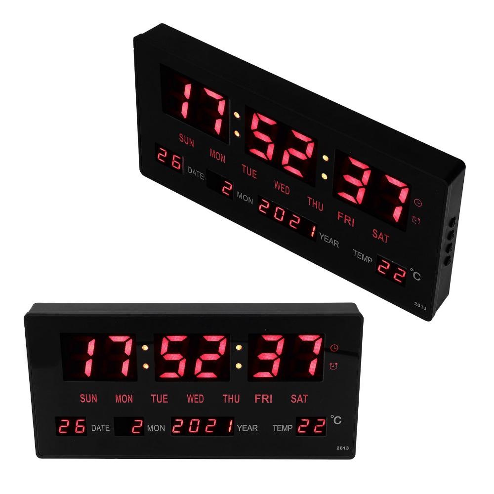 Accurate Timekeeping Digital Wall Clock LED LED Electronic Date Clock Kitchen Wall