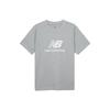 New Balance STacked Logo T shirT Grey mT41502ag