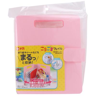 Футляр для хранения печатей Sakura Crepas Origami, маленький, кунжутный, пастельно-розовый TF-O#220