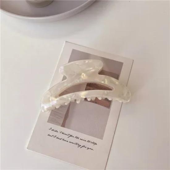 Винтажные заколки для волос для женщин Ацетатная заколка-краб Цветной мраморный рисунок Большая 10 см заколка для волос Аксессуары для волос для девочек Новая заколка-краб