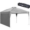 Палатка-тент ENDLESS BASE 3м x 3м с 1-сторонней сборкой до чехла для хранения с защитой от УФ-лучей 19000014, мгновенная [Легкая сборка!] Ветрозащитная вентиляция, защита,