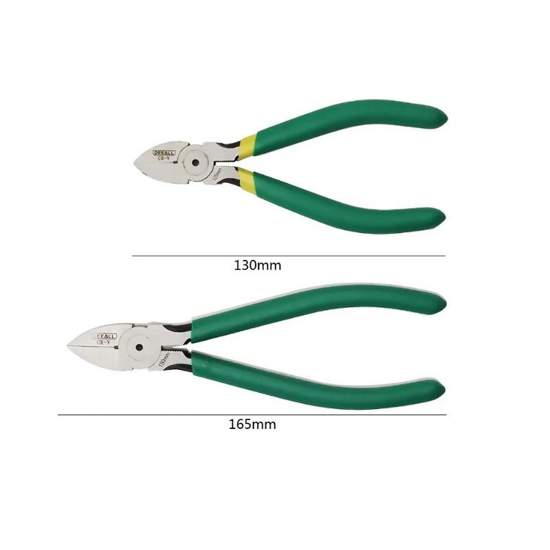 Garbge Tool1PCS 5"/6" Пластиковые бокорезы Кусачки Диагональные плоскогубцы Электрический кабельный резак Ручные инструменты для электронных Soft