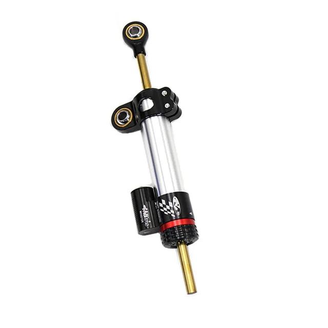 For Yamaha MT09 MT07 YZF R1 R6 FZ1 XJR1300 MT-07 Carbon fiber Universal Motorcycle Damper Steering Stabilize Safety Control