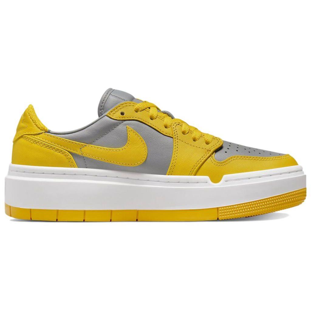 Air Jordan 1 Elevate Low Cement Grey Varsity Maize Женские кроссовки DH7004-017