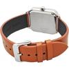 Casio Мужские аналоговые часы Коричневый кожаный ремешок Черный MTP M305L 1AV