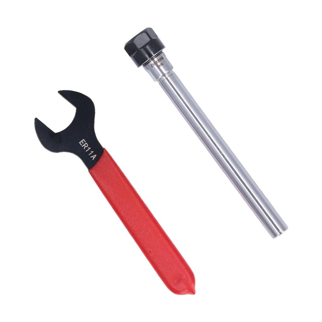Straight Shank Tool Hold 11 Collet Chuck Extension Rod with Wrench CNC Milling Accessories