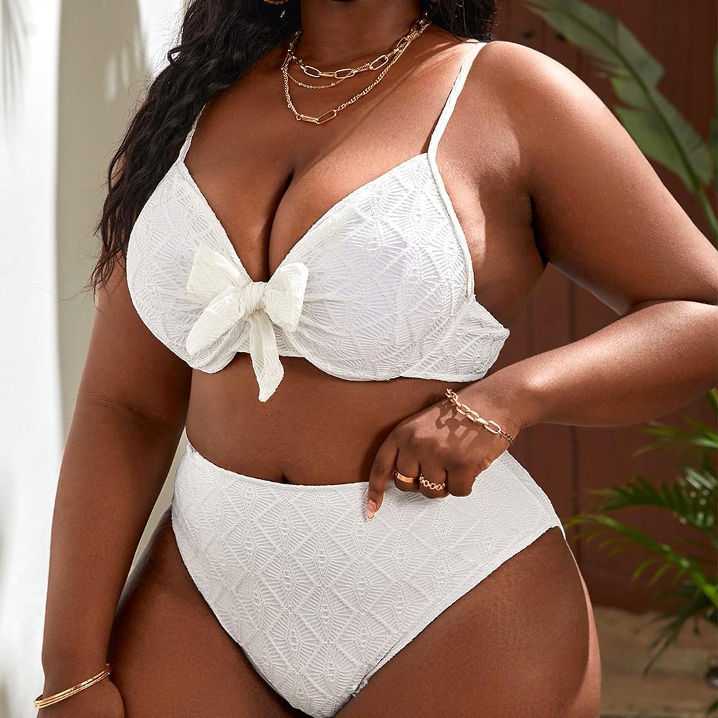 Женский бикини сексуальный купальный костюм с высокой талией пляжный купальник женский летний купальник плюс размер 4XL