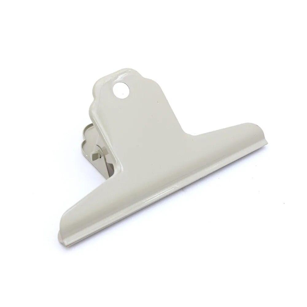 Color Simple Large Ticket Clip School Office File Folder Student Stationery Test Paper Storage Clip Note Clip